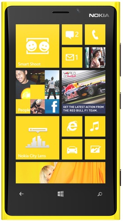 Смартфон NOKIA LUMIA 920 Yellow - Реж